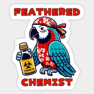 Chemistry parrot Sticker